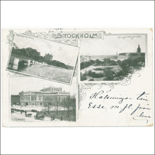Stockholm, 3-bildskort