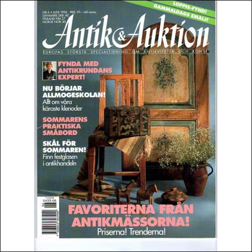 Antik & Auktion Nr 6, Juni 1996