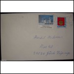 Brev med F#1404 och Lions brevmärke