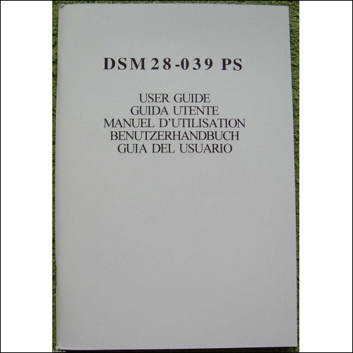 User guide DSM 28-039 PS (monitor)
