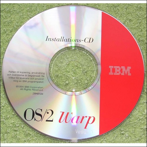 Installations-CD för OS/2 Warp