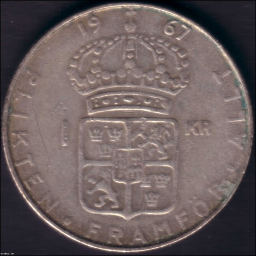Sverige - 1 krona 1967