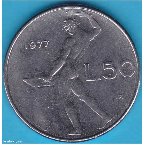 Italien - 50 lire 1977