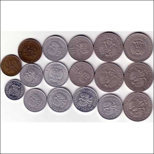 Polen - 17 st mynt