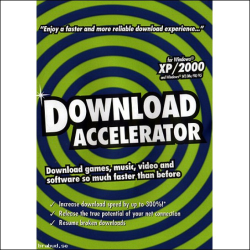 DOWNLOAD ACCELERATOR-snabbare nerladdning t. PC/ NY 