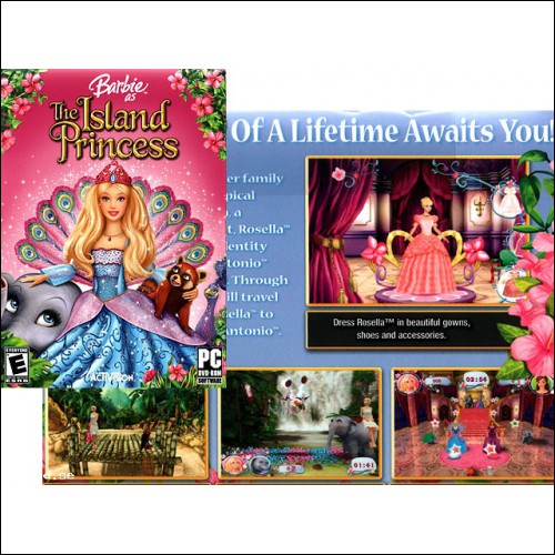 BARBIE Prinsessan på ön / PC spel NY