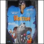 Äkta STOR (c:a 70x100 cm) filmaffisch "Horton"
