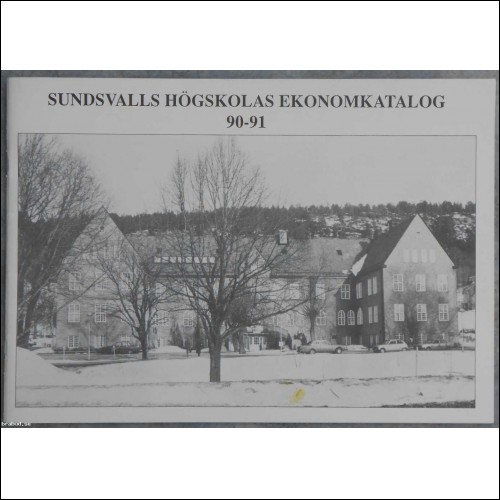 Sundsvalls Högskolas Ekonomkatalog 90-91