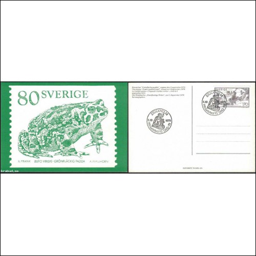 Havsforskning F#1102 STOCKHOLM 6/10 1979 FD på PT-kort