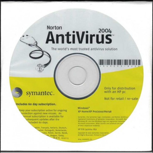 Ny CD: Norton AntiVirus 2004