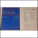 Modern engelsk grammatik övningsbok 1 av Svartvik, Sager, Andersson, Wright & Carlsson; från 80-talet