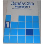 Kemiboken Studiebok 1 av Borén, Moll & Lillieborg; från 80-talet