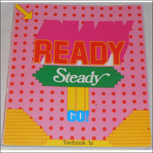 Ready Steady Go - Textbook 1a av av Bo Hedberg, Phillinda Parfitt & Inger Bergström; från 80-talet