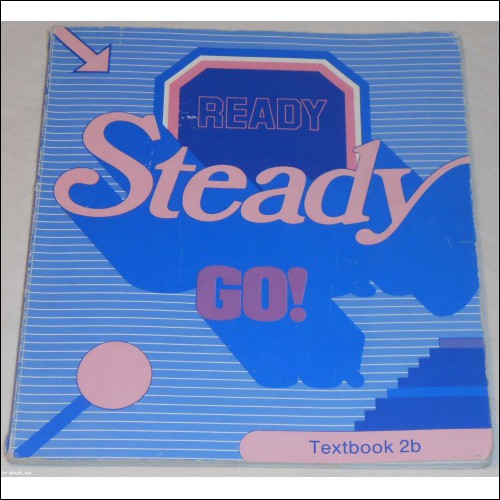 Ready Steady Go - Textbook 2b av Bo Hedberg & Phillinda Parfitt; från 80-talet