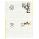 Obj. 2455, FDC 2 brev (1970-08-28) Byggnadsminnen