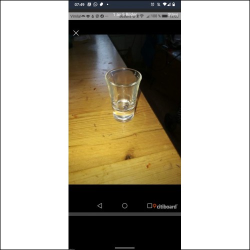 Snapps glas